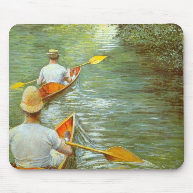 Mousepad As canoas, perissois de Gustave Caillebotte (Frente)