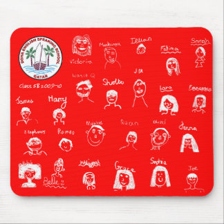 Mousepad As caras das crianças da classe 5B de DESS