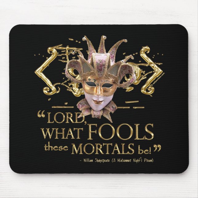 Mousepad As citações ideais de noite de plenos Verões (Frente)