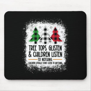 Mousepad As Copas Das Árvores Brilham E As Crianças Não Ouv