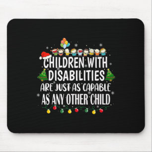 Mousepad As Crianças Com Deficiência São Iguais A Qualquer 