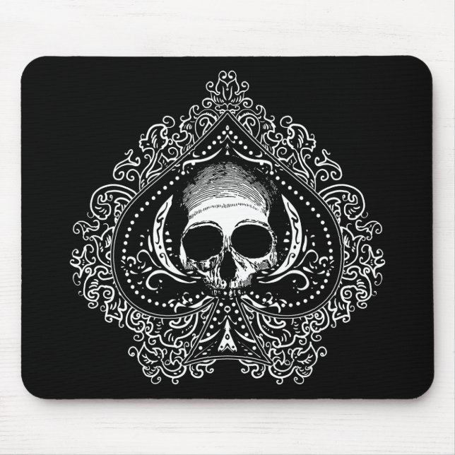 Mousepad Ás de espada do crânio (Frente)