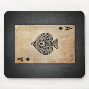 Mousepad Ás de espadas travesseiro decorativo