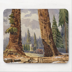 Mousepad As duas sentinelas, no bosque de árvores grandes