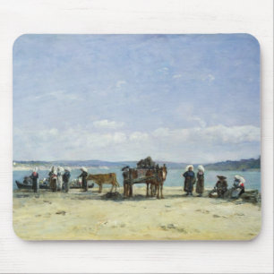 Mousepad As esposas dos pescadores bretães, 1870-73 (óleo