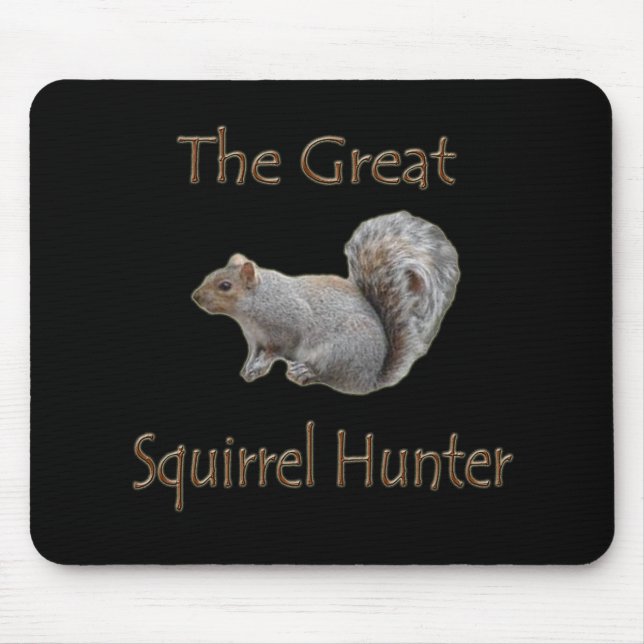 Mousepad As grandes cinzas do caçador do esquilo (Frente)