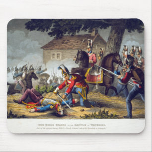 Mousepad As guardas de cavalo na batalha de Waterloo,