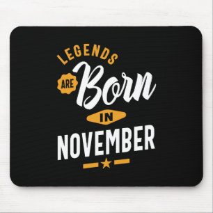 Mousepad As Legendas São Nasceres Em Novembro