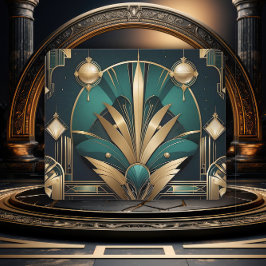 Mousepad As Linhas Art Deco de Gatsby