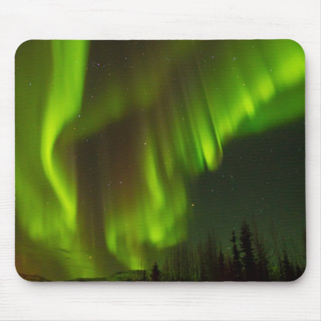 Mousepad As Luzes do Norte | Fairbanks, Alasca (Frente)