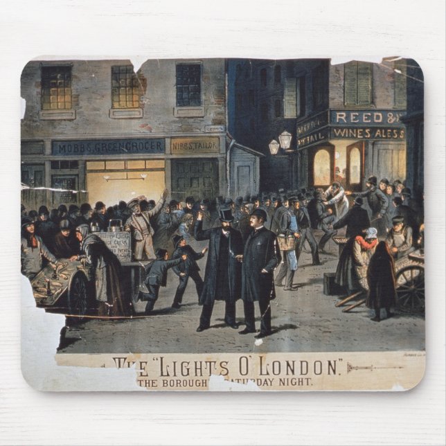 Mousepad "As luzes O" London (litho da cor) (Frente)