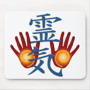 Mousepad As mãos de Reiki fazem seu próprio fundo
