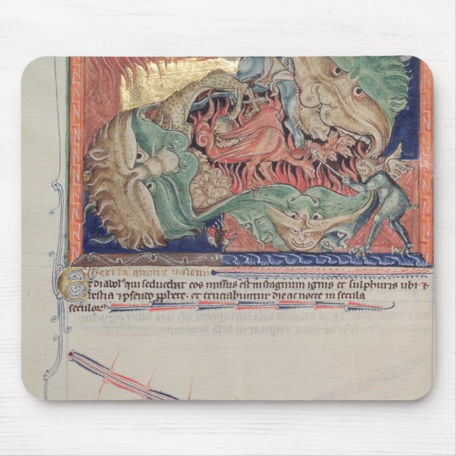 Mousepad As maxilas do inferno que engolem o dragão (Frente)