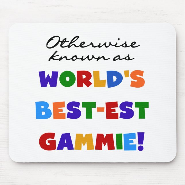 Mousepad As melhores camisetas e presentes do mundo (Frente)