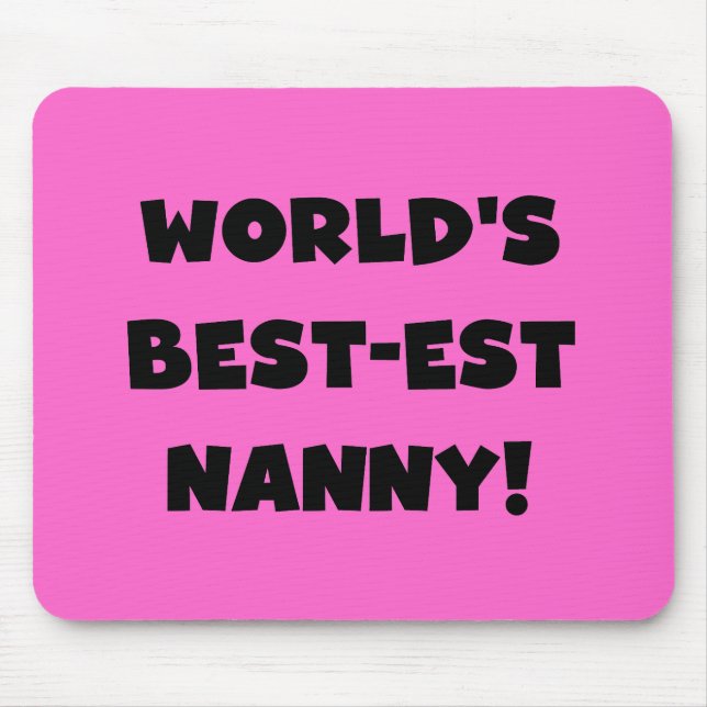 Mousepad As melhores t-shirts e presentes do mundo negro (Frente)