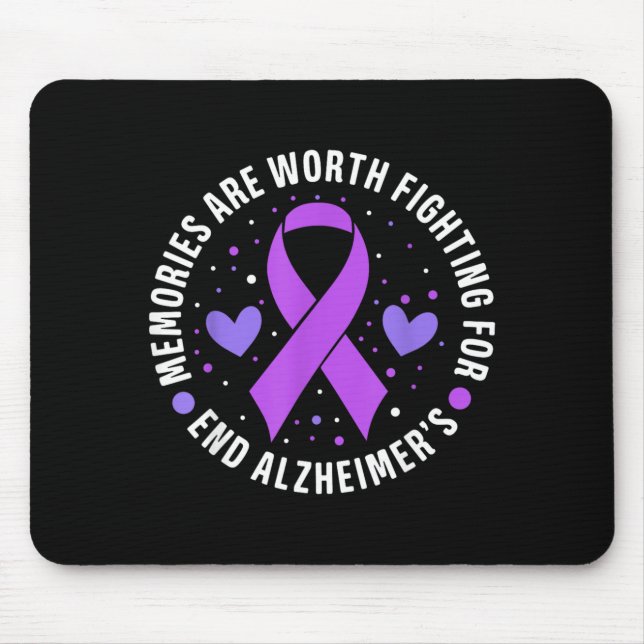 Mousepad As Memórias de Conscientização de Heimers Valem a  (Frente)
