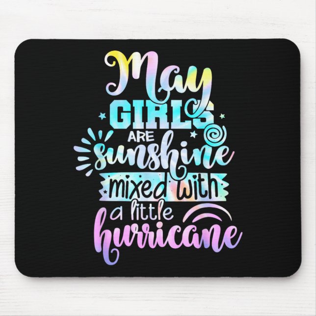Mousepad As meninas de maio são sol misturado com um pouco (Frente)