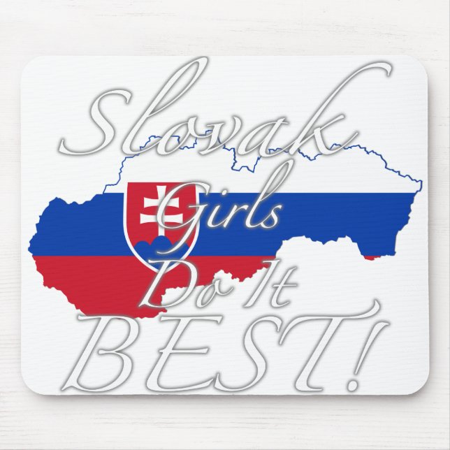 Mousepad As meninas eslovacas fazem-no melhor! (Frente)