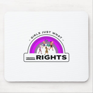 Mousepad As Meninas Querem Apenas Direitos Fundamentais