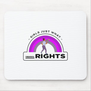 Mousepad As Meninas Querem Apenas Direitos Fundamentais