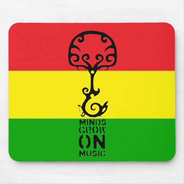 Mousepad As mentes crescem na música (Frente)