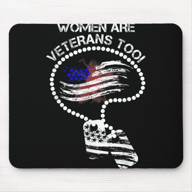 Mousepad As Mulheres Também São Veteranos (Frente)