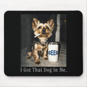 Mousepad As mulheres têm esse cachorro em yorkie engraçado