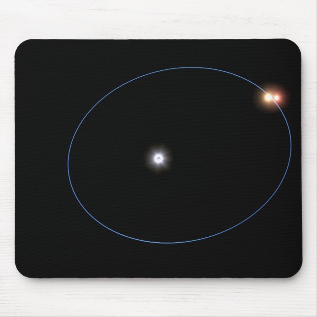 Mousepad As órbitas tipo relógio de uma estrela tripla (Frente)