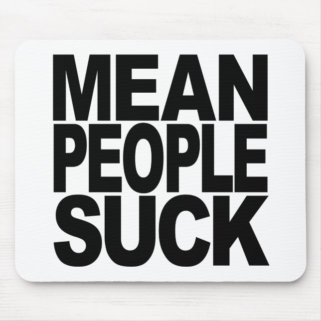 Mousepad As pessoas médias sugam (Frente)