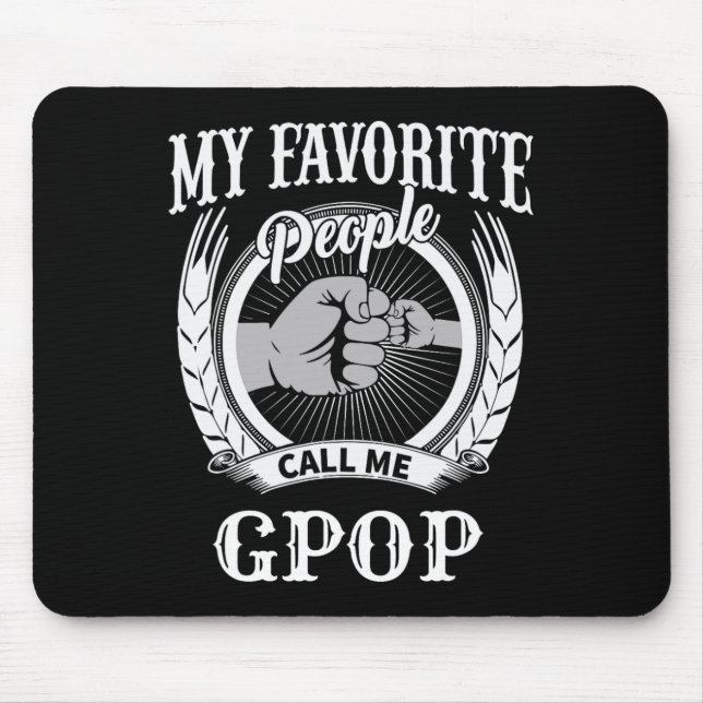 Mousepad As pessoas que eu mais gosto me chamam de Gpop Pun (Frente)