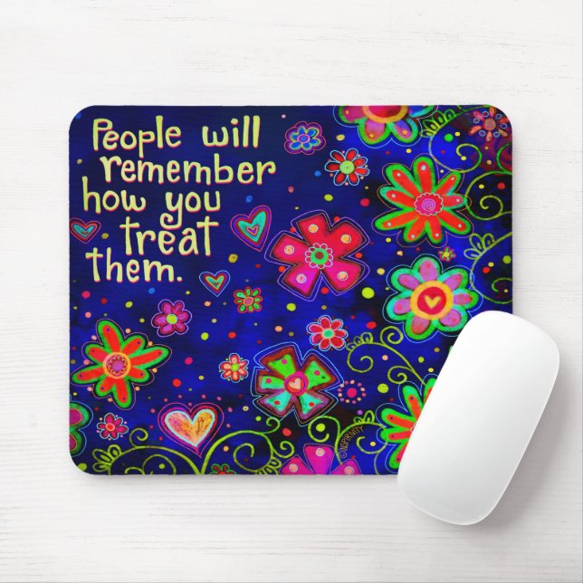 Mousepad "As Pessoas Se Lembrarão..." Inspirivência (Com mouse)