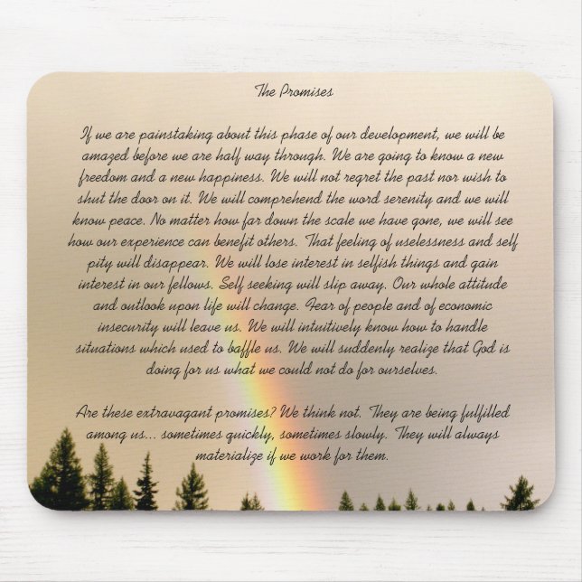 Mousepad As promessas (Frente)