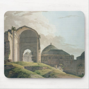 Mousepad As ruínas do palácio em Madurai, 1798