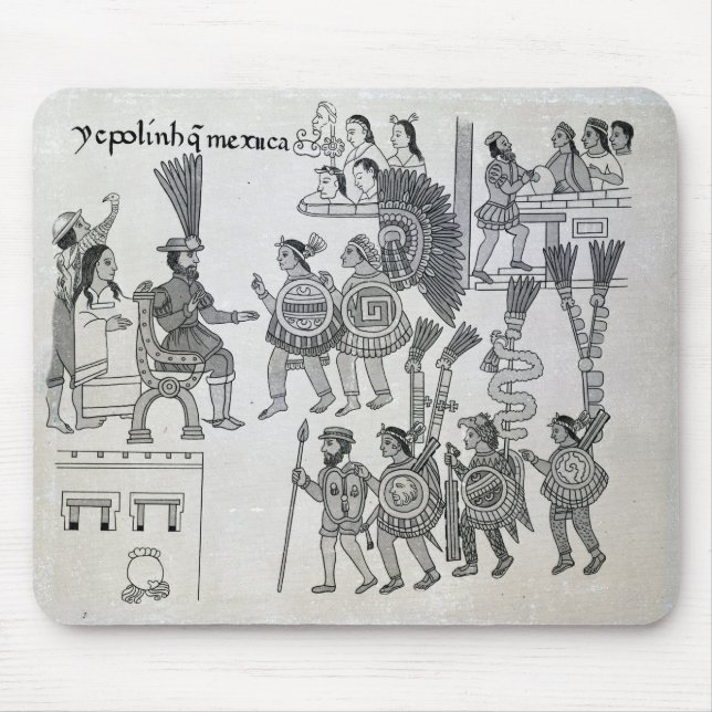 Mousepad As últimas rendições astecas de Cuauhtemoc do (Frente)
