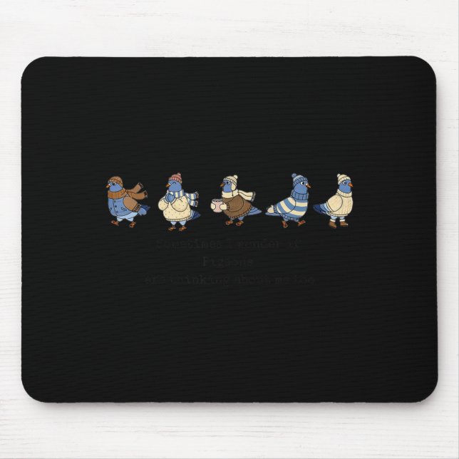 Mousepad Às vezes eu me pergunto se Geons estão pensando em (Frente)