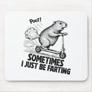 Mousepad Às vezes eu só estou soltando gases Dor de barriga