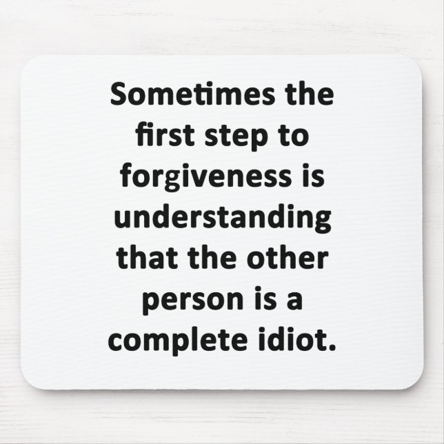 Mousepad Às vezes, o primeiro passo (Frente)