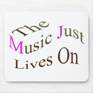 Mousepad As vidas da música apenas sobre