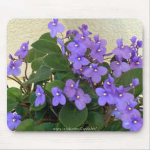 Mousepad As violetas azuis as mais azuis
