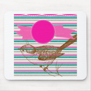 Mousepad asa de aves animais penas parque ao ar livre