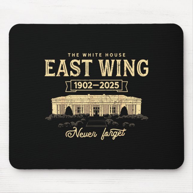 Mousepad Asa Leste 1902 2025 Nunca Esqueça Retro (Frente)