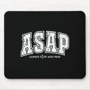 Mousepad Asap Sempre Pare E Reze Fé Cristã Páscoa