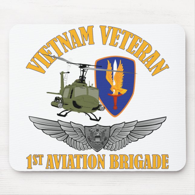 Mousepad Asas da tripulação aéreo do veterano de Vietnam (Frente)