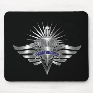 Mousepad Asas Personalizadas de Paraquedista Incríveis