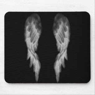 Mousepad Asas pretas do anjo