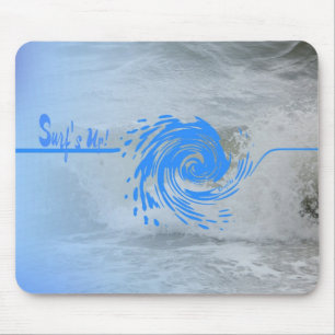Mousepad ascendente da onda do surf
