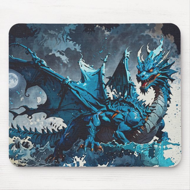 Mousepad Ascensão do Oceans-Dragon Trabalho de arte (Frente)