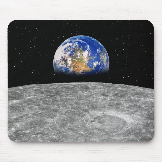 Mousepad Ascensão planetária sobre a Lua (Frente)
