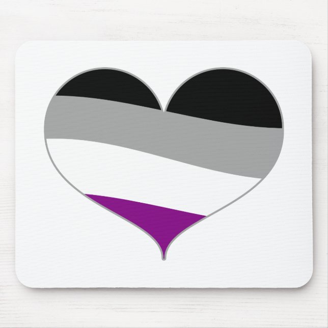 Mousepad Asexual, À Exceção Do Traço Do Orgulho Lgbt (Frente)