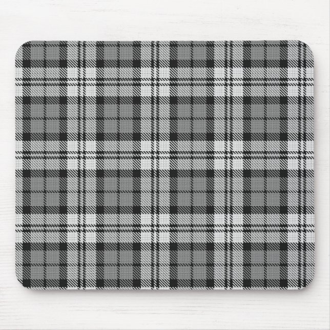 Mousepad Ash Cinza Blackwatch Campbell Tartan Xadrez (Frente)